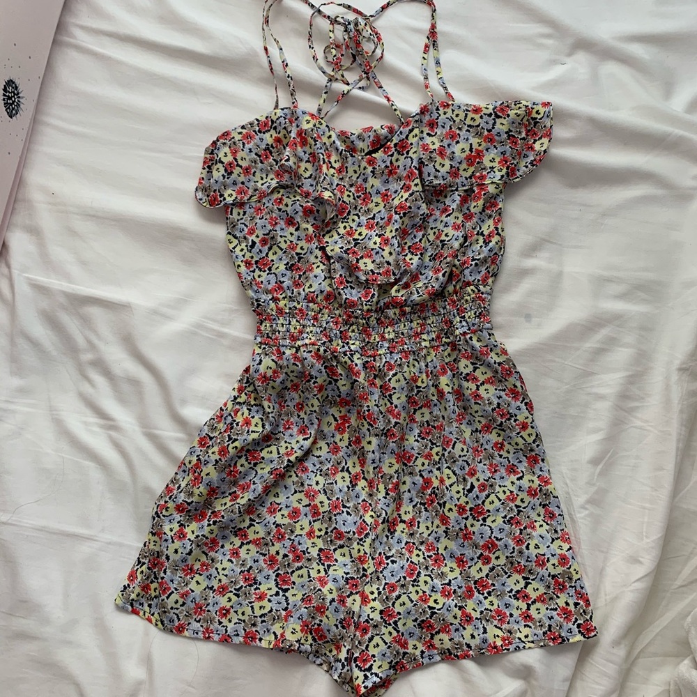 BCBG Floral Romper